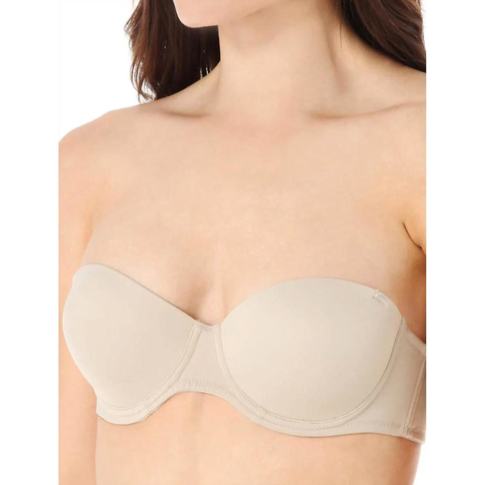 NEW FIT FULLY YOURS smooth strapless bra in nude